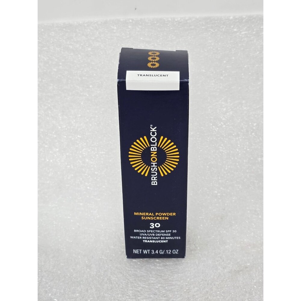 Brush On Block Mineral Powder Sunscreen SPF 30 Translucent Water Resistant